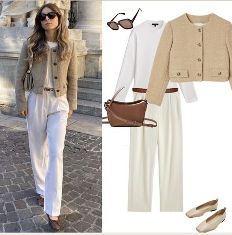 Summer Office Attire Women, Edgy Work Outfits, Amal Clooney Style, Tweed Jacket Outfit, Summer Work Outfits Office, Smart Casual Work Outfit Women, Office Attire Women, Summer Business Casual Outfits, Casual Work Attire