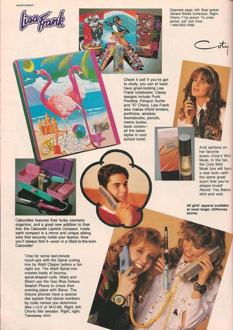 Teen Magazine August 1989 Advertorial 80s Magazine Layout, 70s Magazine Layout, 80s Magazine Fashion, 90s Magazine Ads, Vintage Magazine Layout, 1980s Magazine, Lisa Frank Notebook, 80s Magazine, 90s Magazine