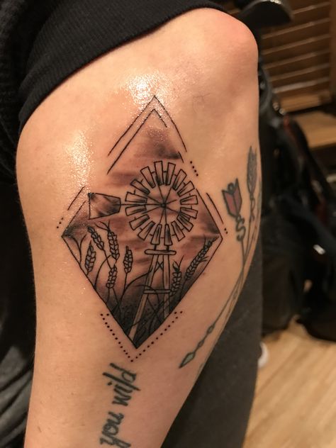 Kansas Inspired Tattoos, Kansas Tattoo Ideas, Kansas Tattoo, No Place Like Home, Tattoo Idea, Tattoos And Piercings, I Tattoo, Tattoos For Guys, Triangle Tattoo