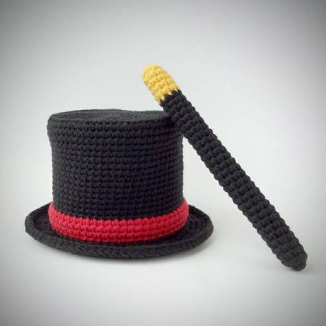 Crochet Magic Wand, Magicians Hat, Magician Hat, Hat Pattern Crochet, Giraffe Crochet, Crochet Rings, Magic Hat, Leprechaun Hats, Hat Patterns To Sew