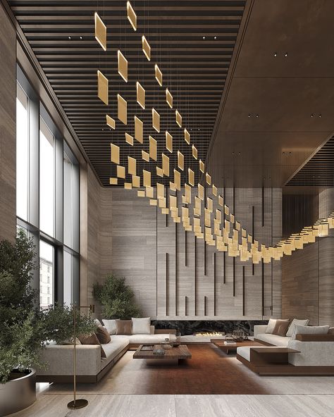 Luxury Lobby Interior Design, Lobby Lighting Design, Luxury Hotel Lobby, Hotel Lobby Reception, Luxury Hotels Interior, Luxury Hotels Lobby, Hotel Lobby Design, Lobby Interior Design, Hospitality Furniture