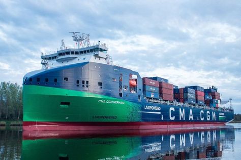 CMA CGM on LinkedIn: #cmacgm #sustainability #maritimeinnovation | 21 comments Cma Cgm, Oil And Gas, Finland, Sustainability, Mermaid, Engineering, Marvel