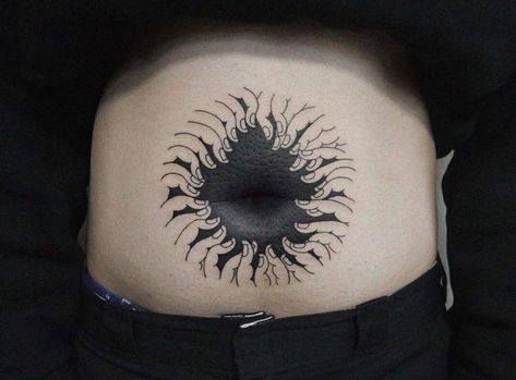 25 Funny Belly Button Tattoos To Neaten Up Your Navel | Parenting Questions | Mamas Uncut Belly Button Tattoos, Belly Button Tattoo, Parenting Questions, Button Tattoo, Sloth Tattoo, Tattoo Over Scar, Optical Illusion Tattoo, Weird Funny, Weird Tattoos