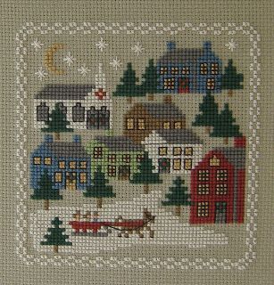 Cross Stitch Village, Violets Flower, Cat Cross Stitches, Cross Stitch House, Holiday Cross Stitch, Just Cross Stitch, Winter Cross Stitch, Cross Stitch Christmas Ornaments, Crochet Cross