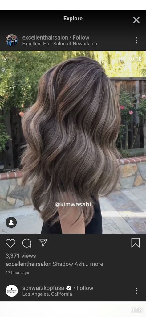 HighlightsAsh Light Brown Mushroom Balayage, Blended Ash Brown Hair, Ash Tone Hair Brown, Dusty Brown Balayage, Ashy Ombre Hair Brunettes, Ash Tone Brown Hair, Light Brown Hair With Ash Balayage, Brown Hair With Ash Lowlights, Ashy Low Lights For Brown Hair