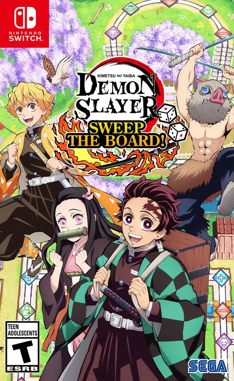 Tanjiro Zenitsu Inosuke, Kawaii Games, Sega Games, Switch Games, Roll The Dice, Video Games Nintendo, New Video Games, Anime Demon Slayer, Nintendo Switch Games