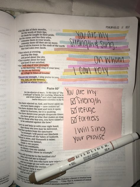 Psalm Journaling Ideas, Psalm Bible Journaling, Bible Journaling Notes, Psalm 60, Love You Very Much, Notes Inspiration, Bible Notes, Journaling Ideas, God Loves You