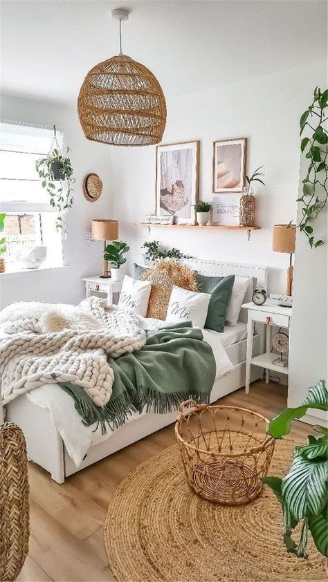 Creative Bedroom, Relaxing Bedroom, Themed Bedroom, Boho Bedroom Decor, Stylish Living Room, Bedroom Refresh, Master Bedrooms Decor, Aesthetic Bedroom, Bedroom Themes