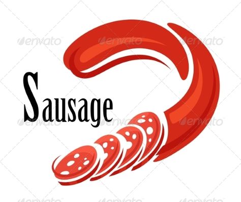 Sausage Logo Design, Sausage Logo, Lap Xuong, 15th Birthday Party Ideas, Protein Food, Food And Restaurant, 15th Birthday, Monogram Logo, Scrapbook Ideas