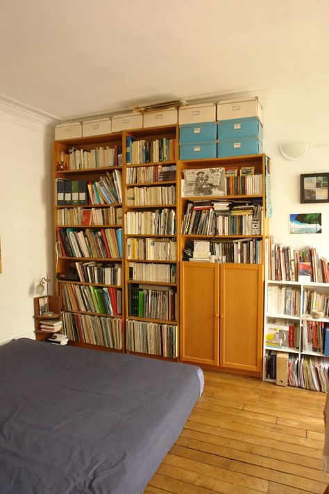 Top Floor Apartment, Paris House, Floor Apartment, Parisian Apartment, Home Libraries, Top Floor, Dream Apartment, House Room, House Tour