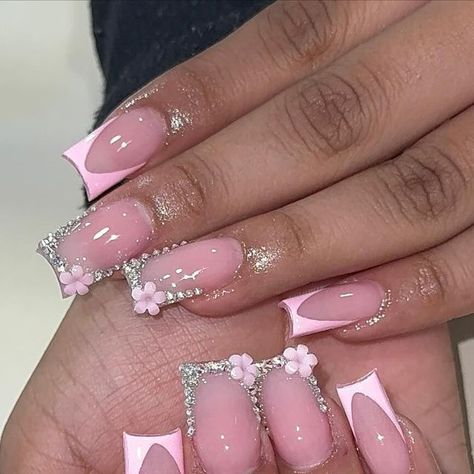 @naildbyevelyn on Instagram: "I’ll never get tired of this combo🎀

👻$15 off all Halloween sets!
$10 off all regular sets all the month of October🤍

DM TO BOOK✨
#nails #nail #fyp #dfwnails #nailsoftheday #nailtech #explore #acrylic #acrylicnails #viral #nailart #foryou #photooftheday #foryoupage #glitter #naildesign #fypage #nailaddict #nails4today #trending #trendingreels #nailartist #nailinspo #kiarasky #nailexplorepage #nails💅 #explorepage #fypシ #explorepage✨ #swarovski" Pink Birthday Nails, Book Nails, All The Months, Birthday Nails, Pink Birthday, Nails Nail, Nail Artist, Nail Tech, Nail Inspo