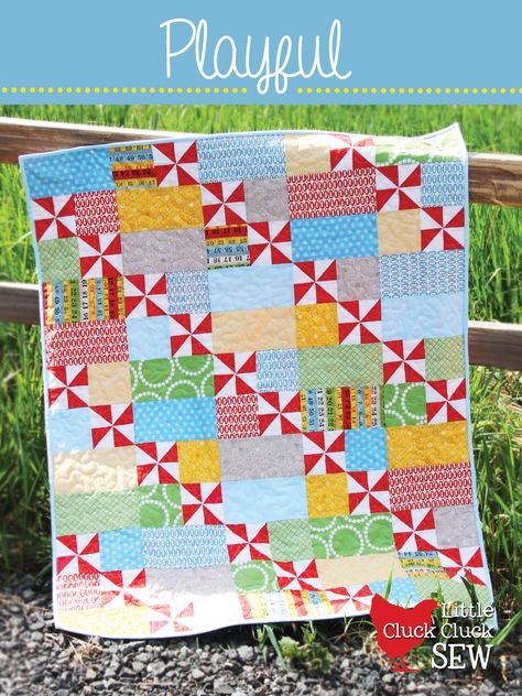 Cluck Cluck Sew, Sew Patterns, Colorful Quilt, Quilt Sewing Patterns, Quilt Care, Baby Quilt Patterns, Pinwheel Quilt, Pdf Quilt Pattern, Christmas Quilts