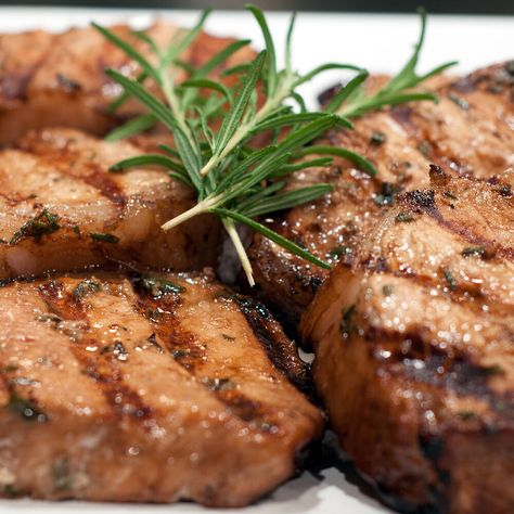 Recipe Pork Chops, Best Grilled Pork Chops, Balsamic Pork Chops, Rosemary Pork Chops, Balsamic Glaze Recipes, Sip And Feast, Recipe Pork, Balsamic Pork, Easy Grilling Recipes