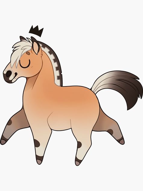 "Unaffjordable - No Text" Sticker by bangarain | Redbubble Zipper Art, Horse Stickers, Cartoon Horse, Horse Cartoon, Stickers Cartoon, Art Horse