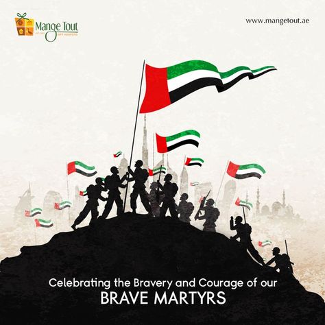 A tribute to the courage of our martyrs, a celebration of bravery. A proud Commemoration Day to everyone. #CommemorationDay #CommemorationDayUAE #MartyrsDayUAE #Dubai #UAE Commemoration Day, Martyrs Day, Martyrs' Day, Ganesh Wallpaper, Gift Hampers, Dubai Uae, Brave, Dubai, Celebrities