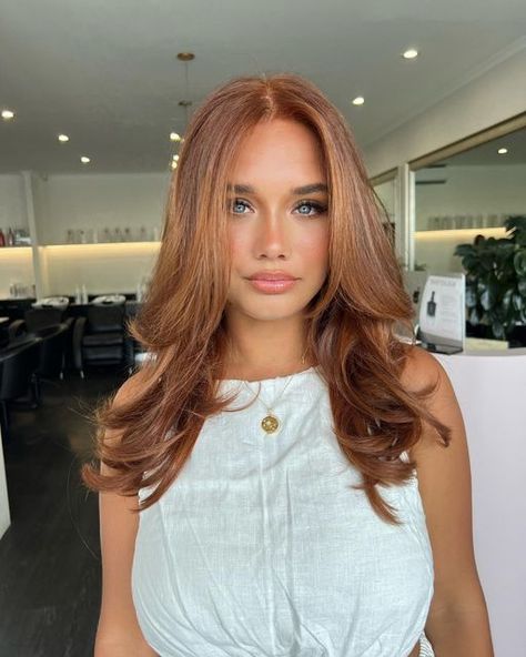 Copper Hair For Medium Skin, Expensive Copper Hair, From Blonde To Auburn Hair, Red To Light Brown Hair, Soft Red Brown Hair, Reddish Brown Hair Light, Brown Hair Colors Spring 2024, Auburn Hair Cool Skin Tone, Red Autumn Hair