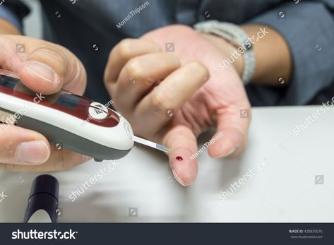 Close Man Hands Checking Blood Sugar Stock Photo (Edit Now) 428835076 Blood Oath Photo, Blood Covenant Finger Picture Man, Blood Oath Photo For Clients, Blood Covenant, Man Hands, Male Hands, Photo To Video, Guy Pictures, The Covenant