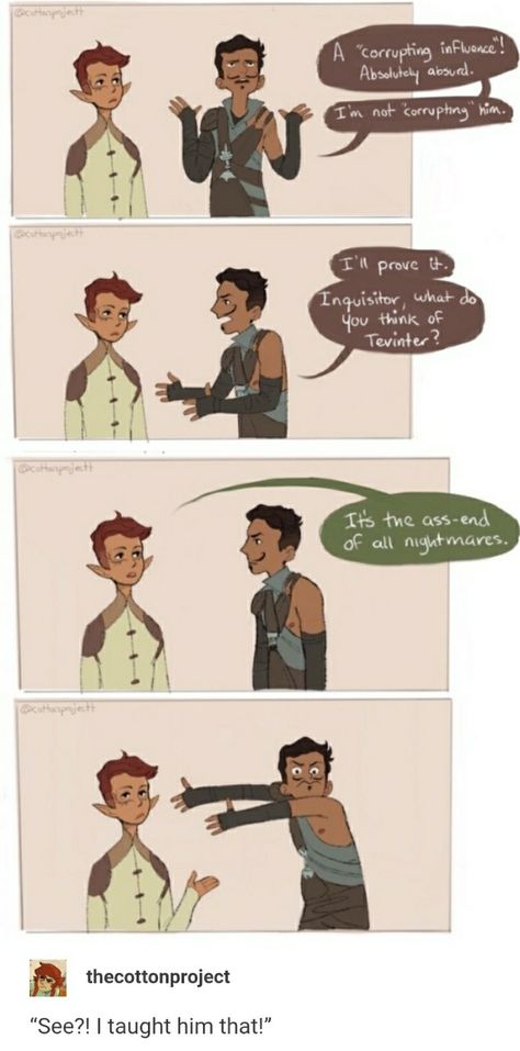 Dorian Pavus & Lavellan. Pavellan. Dragon Age Inquisition Dragon Age Fanart Inquisitor, Funny Dragon Age, Lucanis Dellamorte Dragon Age, Lavellan X Dorian, Dorian Pavus Fanart, Dragon Age Dorian X Inquisitor, Dorian Dragon Age Inquisition, Dragon Age Inquisition Fanart, Dragon Age Inquisition Memes