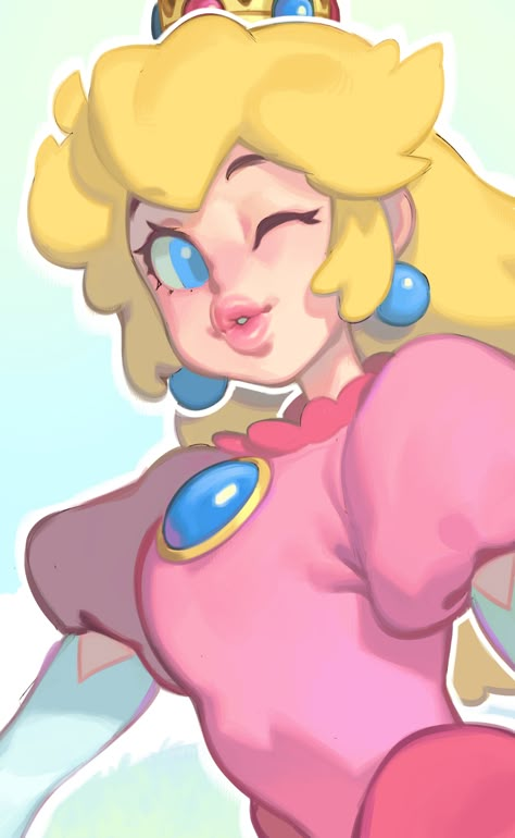 Mario Princesses, Super Princess Peach, Peach Mario, Peach Daisy Rosalina, Super Princess, Mario Fan Art, Nintendo Princess, Peach Art, Princesa Peach