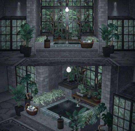 • Discord | #🏡-homedesign | Animal Crossing: New Horizons Animal Crossing Happy Home Paradise Idea, Acnh Fountain, Acnh House Interior Ideas, Acnh Landscaping, Acnh Vampire, Animal Crossing Island Inspiration Goth, Animal Crossing Island Map Ideas, Animal Crossing Basement Ideas, Acnh Library Ideas