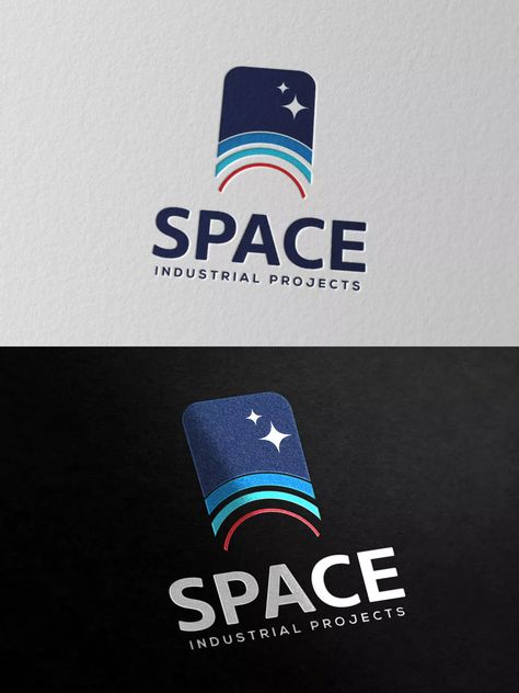 Space Logo Template AI, EPS, PSD #unlimiteddownloads Planet Logo Design Ideas, Universe Logo Design, Astronomy Logo, Space Logo Design, Space Branding, Galaxy Logo, Marketing Logo Design, Stars Logo, Planet Logo