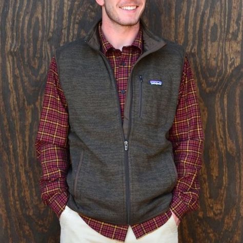 Patagonia Better Sweater Vests make the perfect gift for any guy! #bluesky Patagonia Better Sweater Vest, Patagonia Vest, Patagonia Better Sweater, Vest Men, Sweater Vests, Better Sweater, Boyfriend Style, Cool Sweaters, Mens Vest