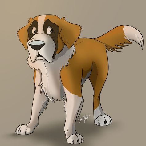 Saint Bernard Drawing, St Bernard Dogs, Bernard Dog, St Bernard, Lou Lou, Saint Bernard, Art Tutorials Drawing, Great Dane, Art Tips