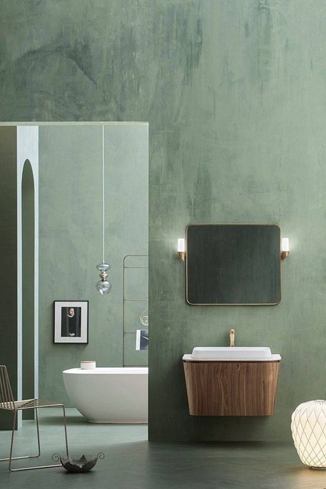 Art Deco Bathroom Tile, Burgundy Room, Art Deco Bathroom, 광고 디자인, Affordable Interior Design, Deco Bathroom, Green Walls, Bad Design, Contemporary Bathrooms