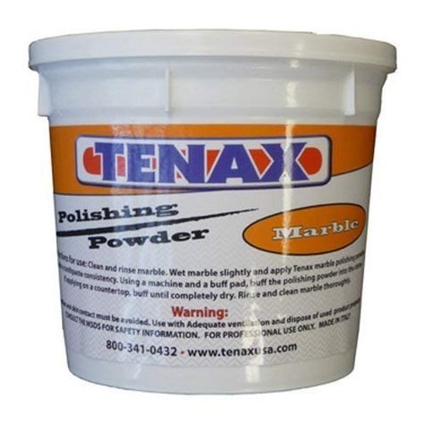 Tenax Marble Polishing Powder -- 1kg (2lb. container) Polishing Compound, Marble Polishing, Plastic Buckets, Marble Flooring, Marble Surface, House Supplies, Marble Floor, Marble Tiles, High Gloss Finish