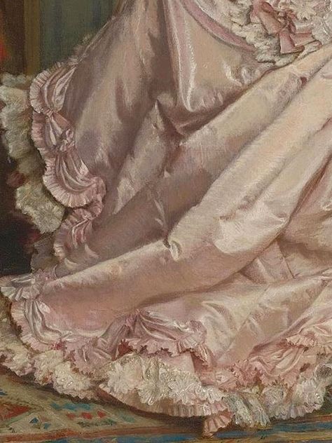 Auguste Toulmouche, Princess Aesthetic, Romantic Art, Ethereal Art, Detail Art, Classical Art, Historical Dresses, Historical Fashion, Pretty Art