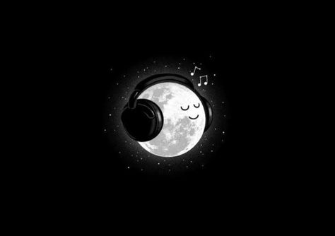 A moon listening to music using headphones# Moon Listening To Music, Headphones Profile Picture, Headphones Aesthetic Dark, Music Listening Aesthetic, Music Logo Aesthetic, Listen To Music Aesthetic, Moon Headphones, Music Pfp Aesthetic, Listening To Music Aesthetic Headphones