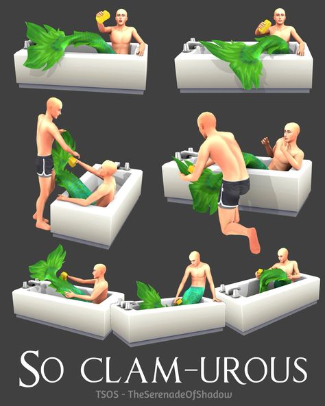 12. So Clam-urous - MerMay 7 - Mermaid poses | Patreon Sims 4 Mermaid Poses, Sims 4 Cc Mermaid, Mermaid Games, Mermaid Poses, Sims4 Poses, Sims 4 Couple Poses, Sims Poses, Mermaid Pose, Sims 4 Gameplay