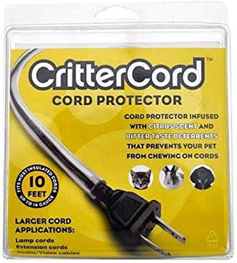 CritterCord citrus cord cable protector 10 feet for rabbits cats dogs pets up to 14 guage: Amazon.com: Pet Supplies Rabbit Hide, Baby Bearded Dragon, Cord Protector, Rabbit Life, Rabbit Eating, Cable Protector, Cord Cover, Lamp Cord, Pet Bunny