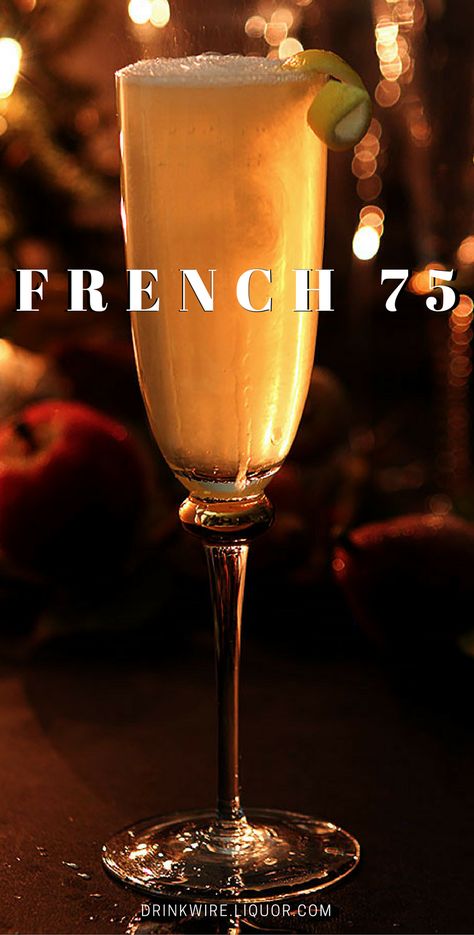 French 75 Aesthetic, Pomegranate Cocktail Recipes, Gin Drink Recipes, Pomegranate Cocktails, French Cocktails, French 75 Cocktail, Drinks To Try, Champagne Drinks, Champagne Cocktails