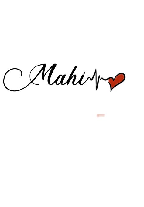 Mahi Name Tattoo Design, Mahi Name Wallpaper, Mahi Name Tattoo, Mahi Tattoo, Mom Dad Tattoo Designs, Forever Tattoo, Calligraphy Worksheet, Dad Tattoo, Geometric Tattoo Design