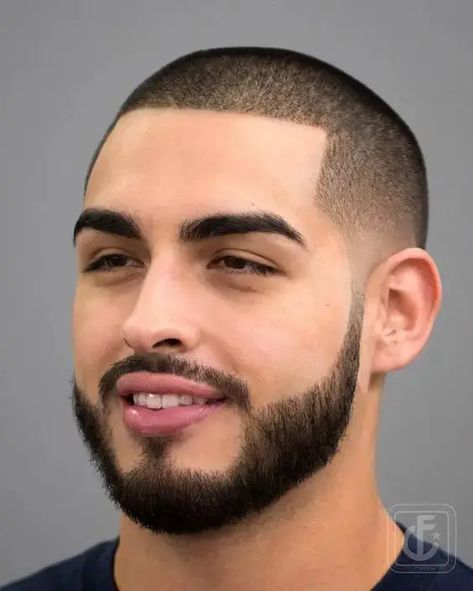 33 Classy Buzz Cut Styles for Men – Svelte Magazine Beard Neckline, Stylish Beards, Beard Haircut, Best Beard Styles, Low Maintenance Haircut, Men's Haircuts, Beard Hairstyle, Low Maintenance Hair, Cool Hairstyles For Men