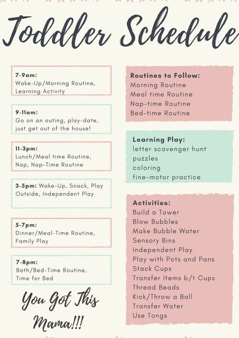 Disiplin Anak, Toddler Routine, Toddler Schedule, Baby Schedule, Kids Schedule, Smart Parenting, Montessori Baby, Parenting Toddlers, Toddler Learning Activities