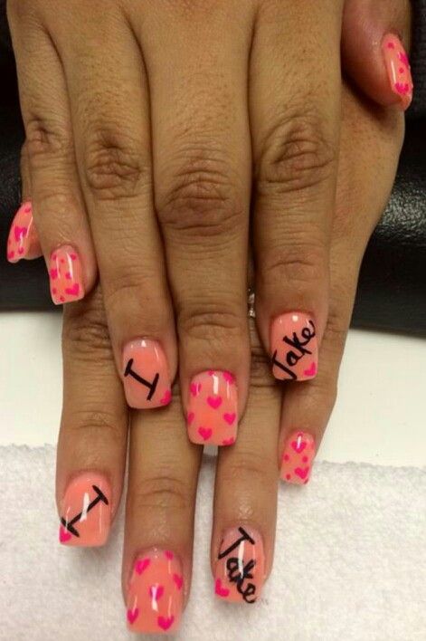 Valentines Day nails, love my boyfriend. Better than his name tattoo'd ...lol Name Acrylic Nails, Boyfriends Name On Nails, Name Nails Boyfriend, Acrylic Nails With Boyfriends Name, Boyfriend Name Nails, Boyfriend Name On Nails, Name On Nails Boyfriends, Nails With Boyfriends Name, Nails For Boyfriend