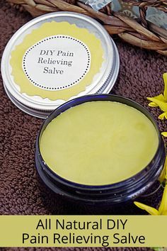 Pain Relief Salve, Healing Salve Recipe, Homemade Salve, Salve Recipes, Muscle Rub, Tiger Balm, Herbal Salves, Healing Salves, Diy Kosmetik