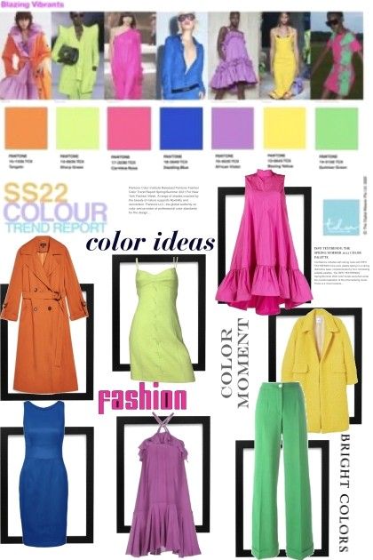 SS22 COLOUR TREND from beleev - trendme.net Colour Trend, Spring Trends Outfits, Spring Outfits Dresses, Color Combinations For Clothes, Colour Trends, Color Trends Fashion, Fashion Forecasting, 2022 Trends, Skirt Patterns Sewing