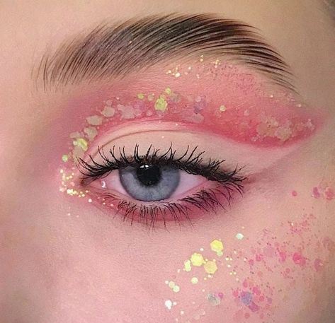 Drag Make-up, Rave Makeup, Fairy Makeup, Eye Makeup Designs, Colorful Eye Makeup, Makeup Eye Looks, Creative Eye Makeup, Creative Makeup Looks, Eye Makeup Art