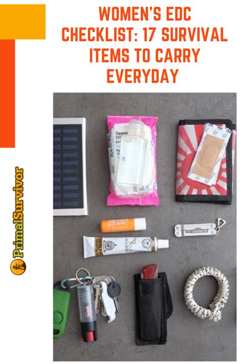 Everyday Carry (EDC) isn’t just the useful stuff you carry around with you.  EDC is a lifestyle which revolves around the idea of preparedness, self-reliance, and having the tools you need for survival on hand. #edckit #survivalgear #forwomen Everyday Carry Edc, Edc Essentials, Everyday Carry Bag, Everyday Bag Essentials, Doomsday Survival, Shtf Preparedness, Useful Stuff, Emergency Survival Kit, Edc Bag