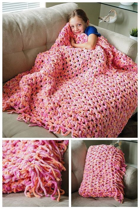 Cozy Crochet Blanket, Quick Crochet Blanket, Havana Twists, Beau Crochet, Chunky Crochet Blanket, Crochet Blanket Pattern Easy, Crochet Patterns Free Beginner, Easy Crochet Baby Blanket, Crocheted Blanket