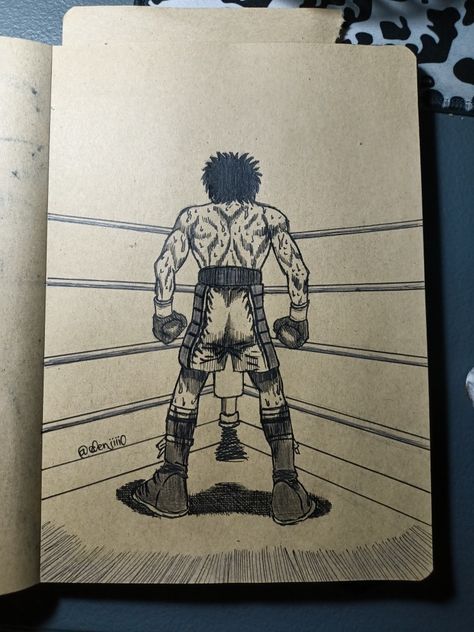 Ippo Makunouchi from Hajime no Ippo Ippo Makunouchi Drawing, Hajime No Ippo Drawing, Hajime No Ippo Art, Ippo Wallpaper, Hajime No Ippo Wallpaper, Hajime No Ippo, Car Logo Design, Draw Ideas, Stick Man