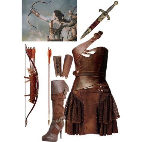 Female Dothraki Warrior by missameliayoung on Polyvore featuring mode, KING, Loewe, InspiredBy, GameOfThrones, dothraki and ASongOfFireAndIce