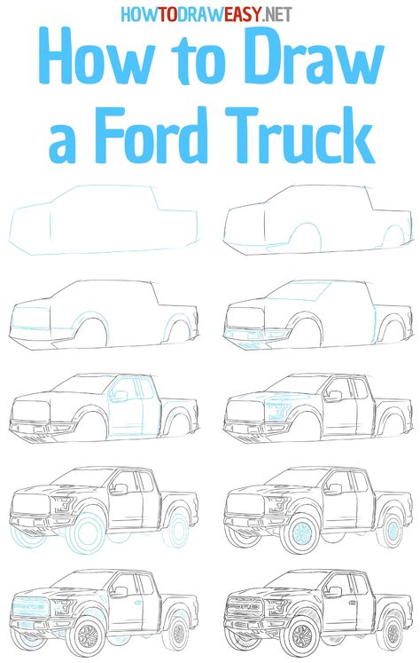 #HowtoDraw #Ford #FordTruck #Truck #PickupTruck #EasyDrawing #Draw #DrawingTutorial #StepbyStep Truck Drawing Easy, Car Designing, Truck Drawings, Car Drawing Pencil, Truck Drawing, Learn To Sketch, Abstract Tree Painting, Draw Easy, Drawing Sheet