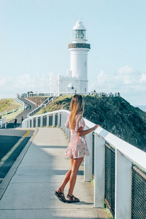 #byronbay #australia #lighthouse Byron Bay Lighthouse, Lighthouse Photos, Byron Bay, Travel Around, Us Travel, Lighthouse, Louvre, Australia, Building