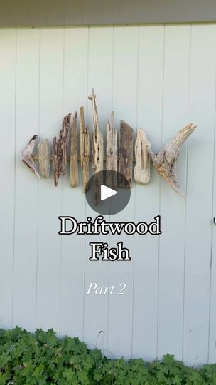 If you collect driftwood, then you know what a high it is to find that perfect piece of wood. That beautiful burnished patina or the weather worn pieces from old lobster traps. Walking our beaches in the spring is the perfect time to collect lots of driftwood.   This was a simple project that added a bit of coastal whimsy to our cottage. Part 3 of the series coming soon!  / \ / \ /  #driftwood #driftwooddecor #driftwoodsculpture #beachcombing #beachwalks #princeedwardisland #atlanticcanada #pei #peibeaches #maker #makersgonnamake #retired #retiredlife #reused #reusedwood #found #thingsifindwhilewalking | cottageandblossom | Carabide · Happy Meal Acerage Homes, Driftwood Fish, Lobster Trap, Ed Wood, Driftwood Sculpture, Driftwood Decor, Atlantic Canada, Weather Wear, Prince Edward Island