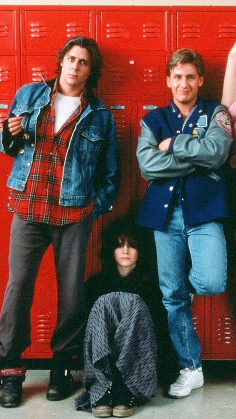 The Breakfast Club Aesthetic, Breakfest Club, Fence Aesthetic, John Bender, Breakfast Club Movie, John Hughes Movies, Judd Nelson, Look 80s, Aesthetic Breakfast