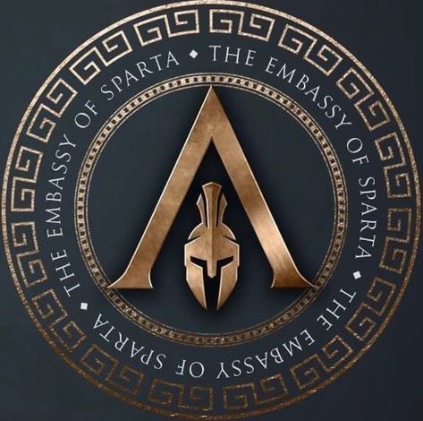 Ac Odyssey Tattoo Ideas, Assassins Creed Odyssey Tattoo, 300 Spartans Tattoo Ideas, Assassin's Creed Odyssey Wallpaper, Sparta Logo, Assassins Creed Tattoo, Ac Odyssey, Assassin's Creed Wallpaper, Spartan Logo